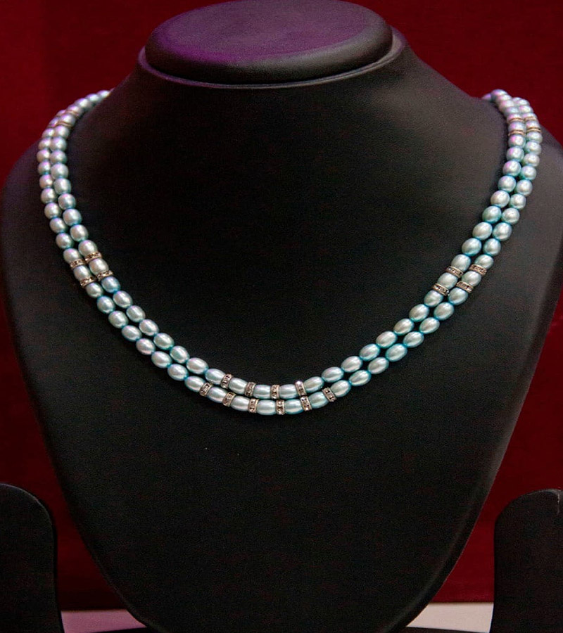 Cultured Pearls_Light Blue (VCKSBR05)